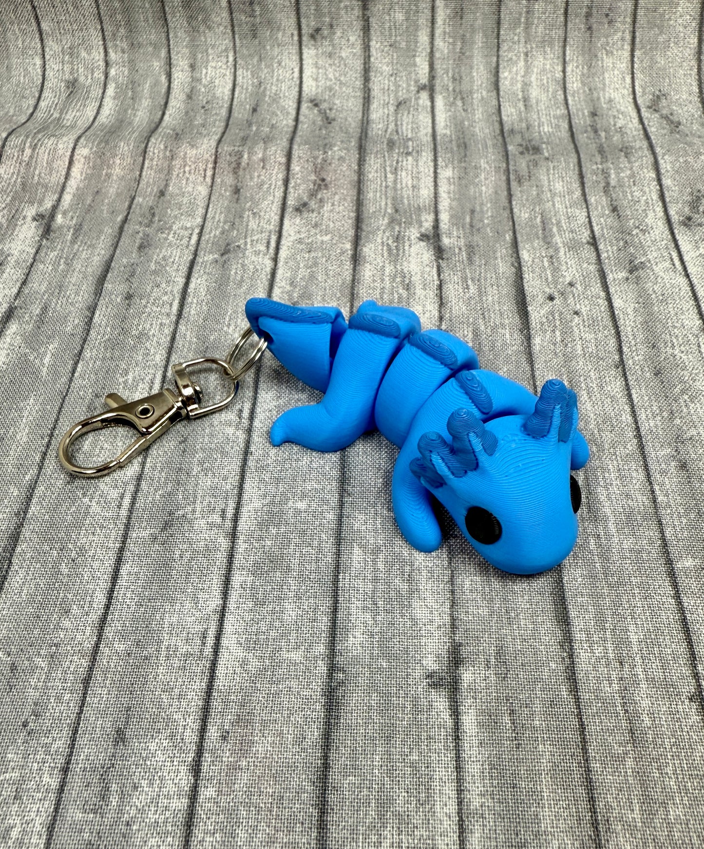 Blue Arthur Axolotl Keychain