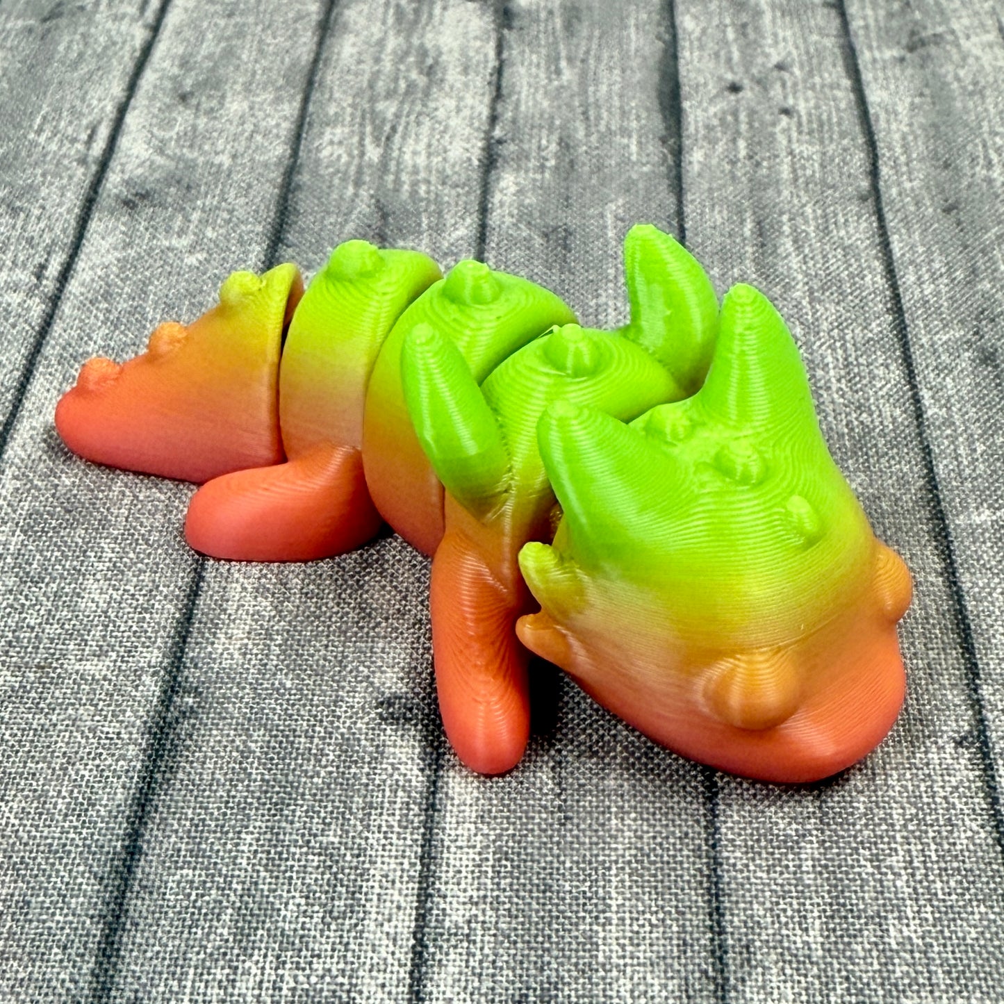 Disco Orange and Green Top Front