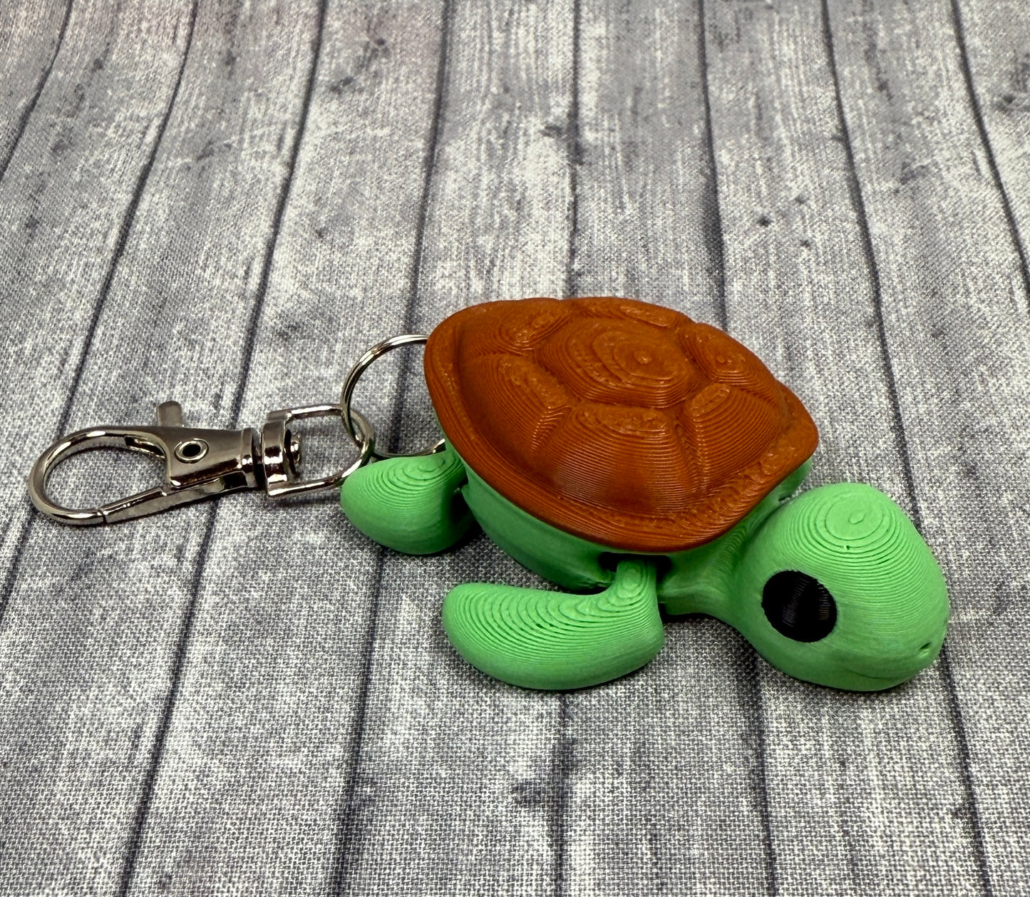 Tim Turtle Green Keychain