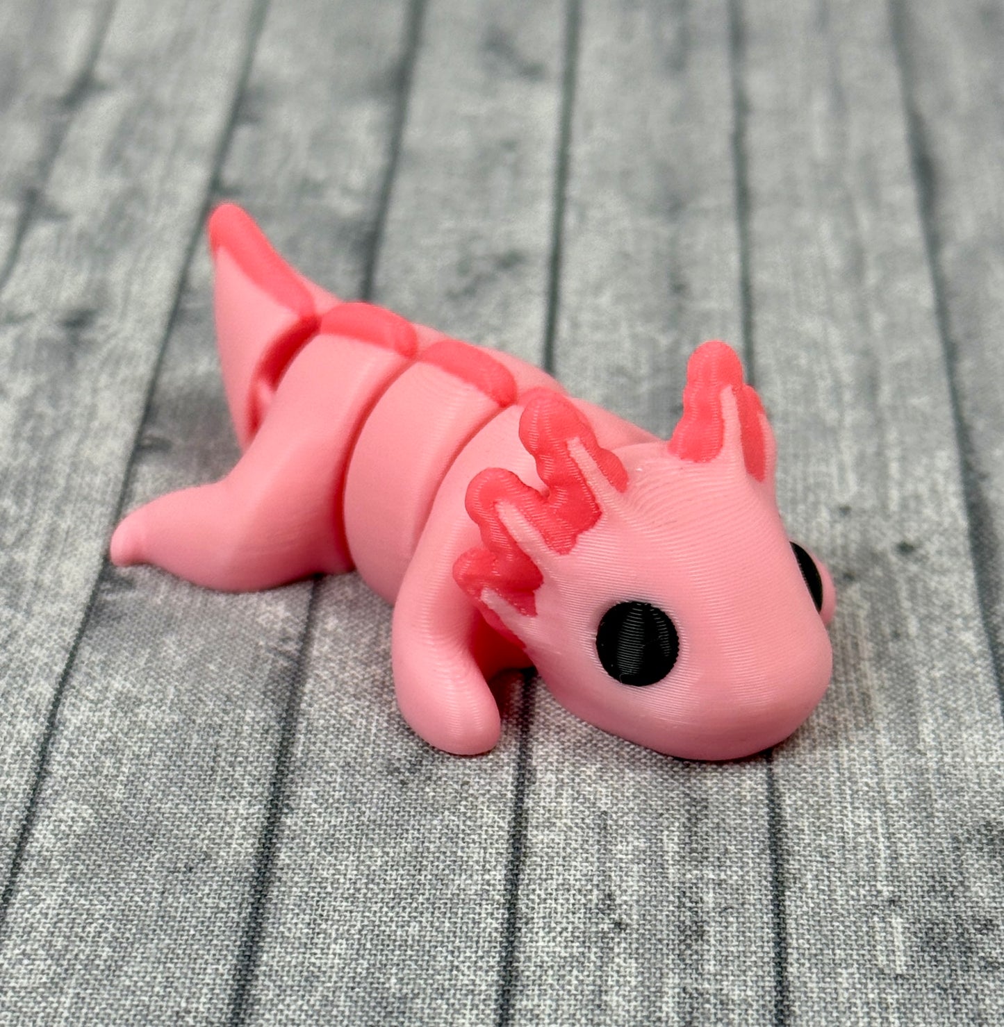 Annie Axolotl Pink Plastic Toy