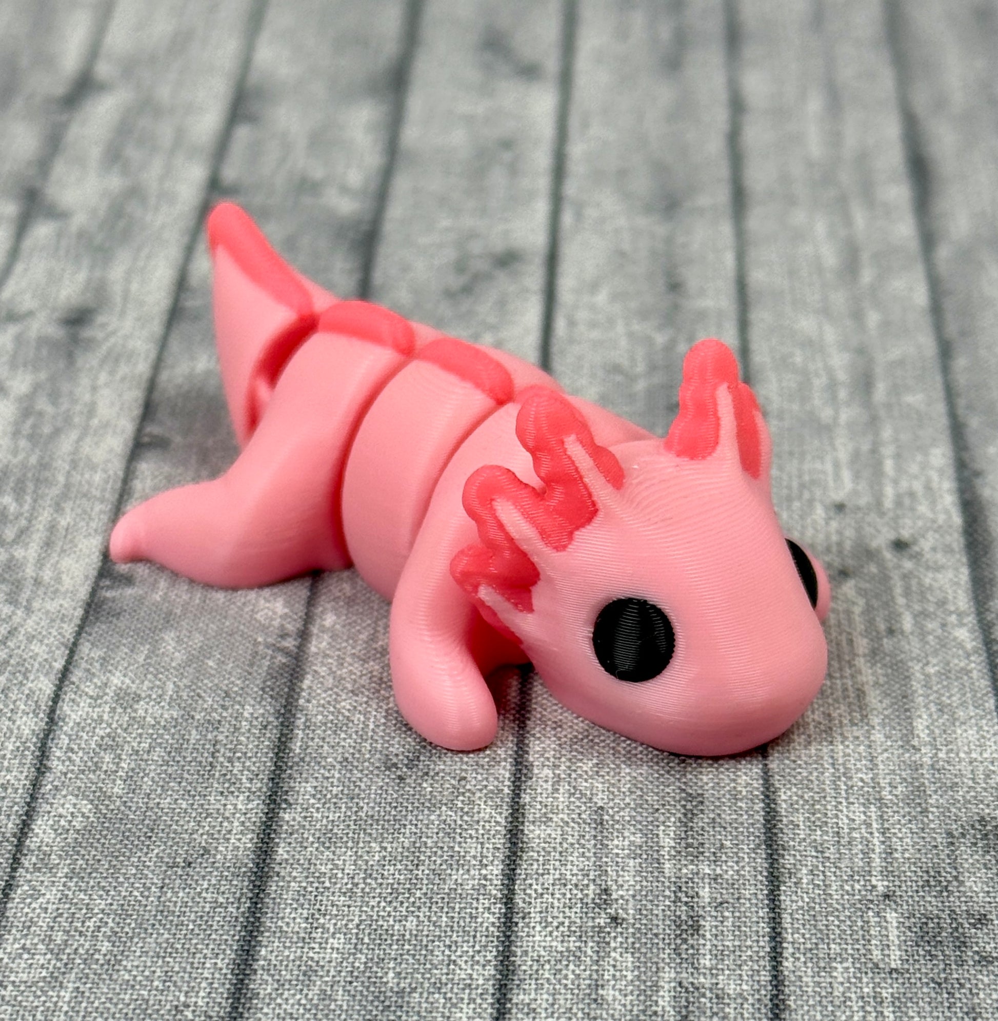 Annie Axolotl Pink Plastic Toy
