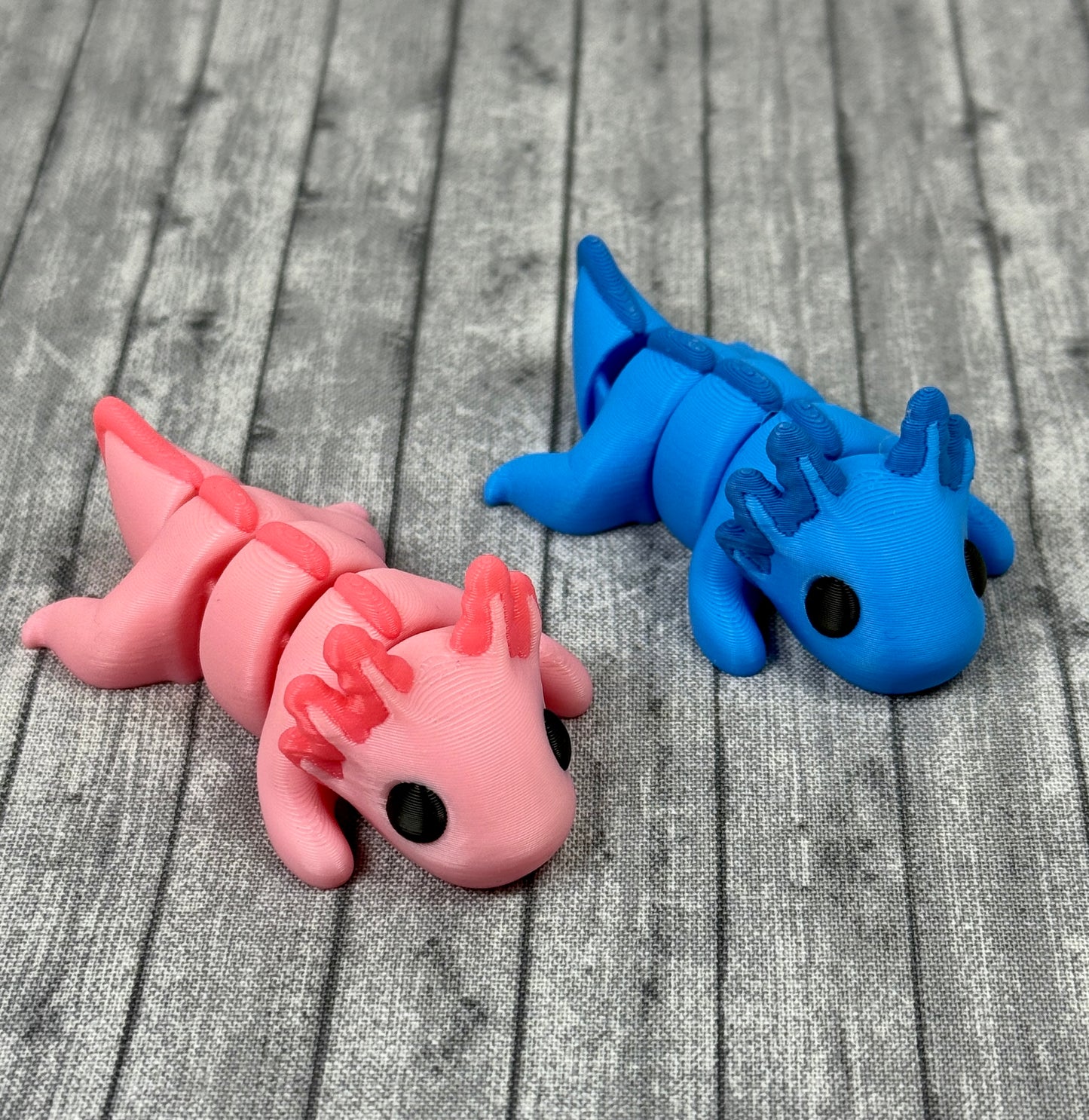 Axolotl Blue Pink Annie Arthur