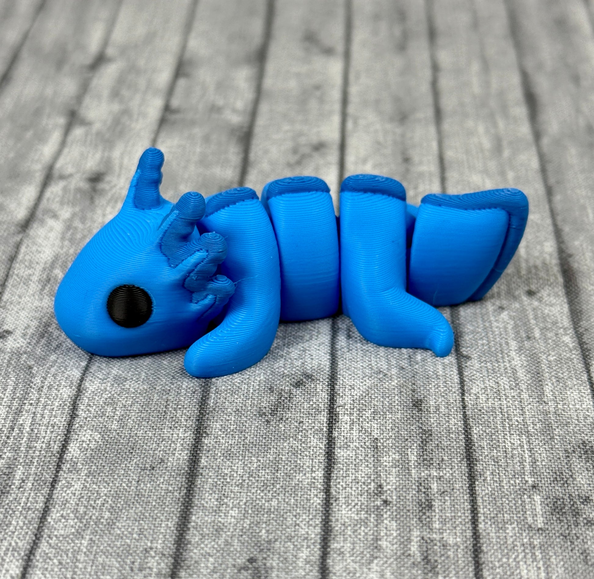 Blue Arthur Axolotl Side One