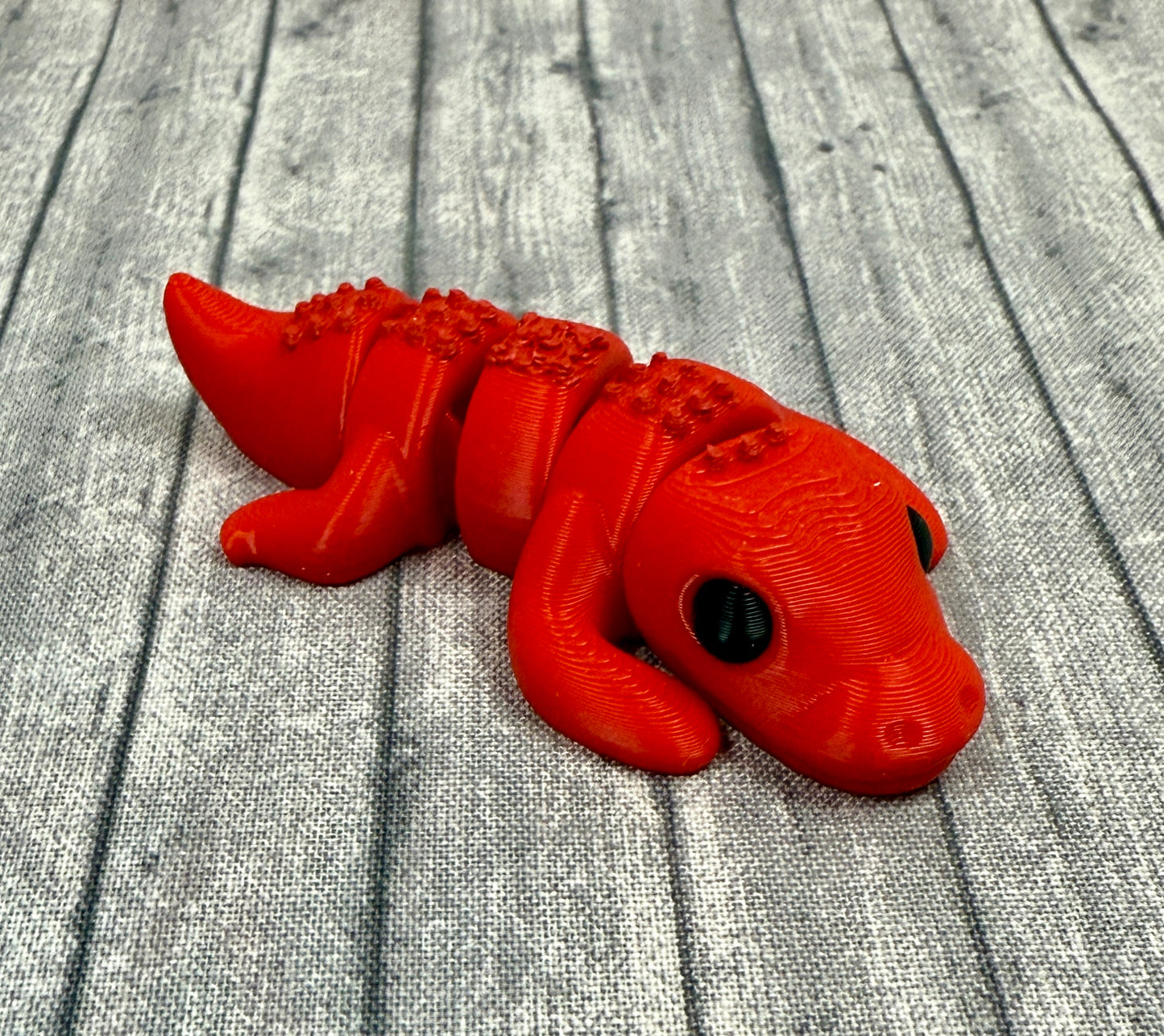Chris Red Crocodile Plastic Side two
