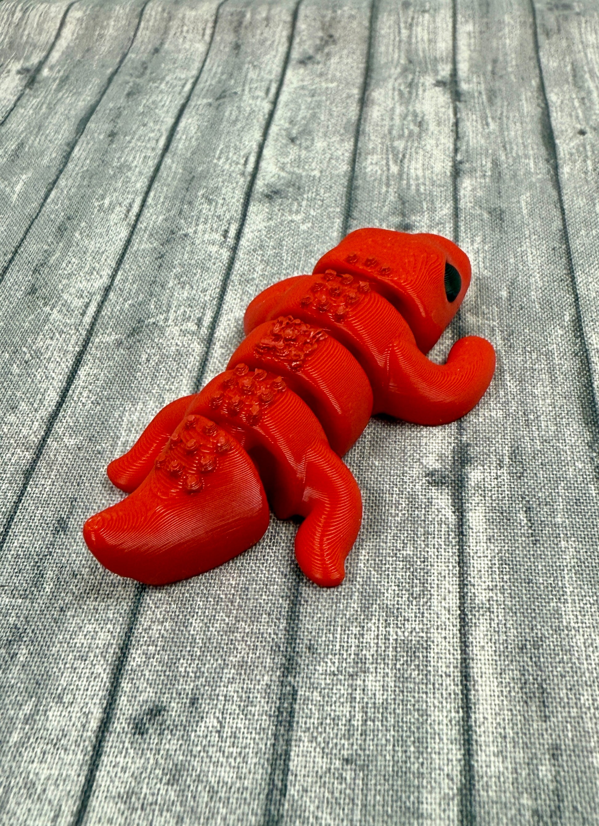 Chris Red Crocodile Plastic Side two