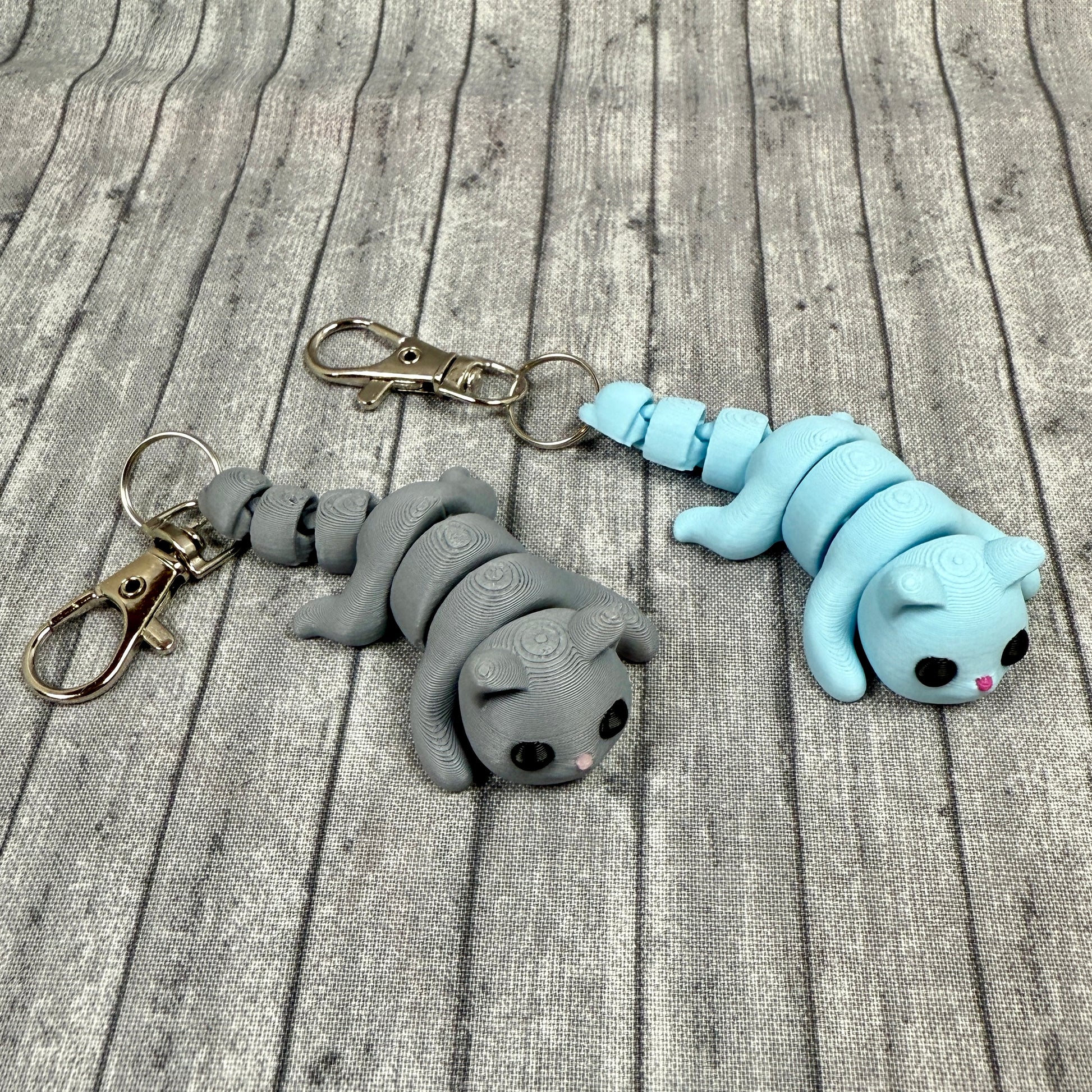 Cleo and Chester Keychain Front