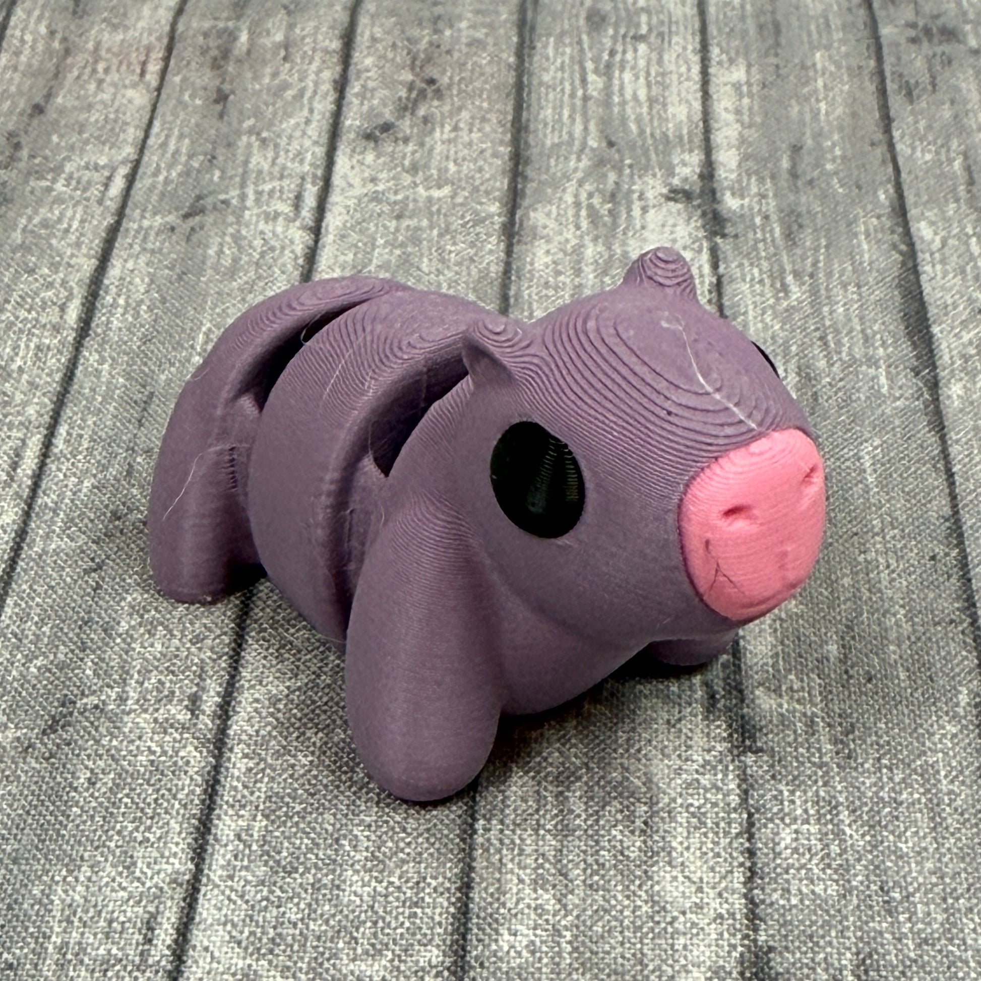 Cora Capybara Purple Cute