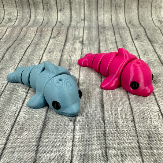 Daisy and Diego Dolphin Fidget Critter