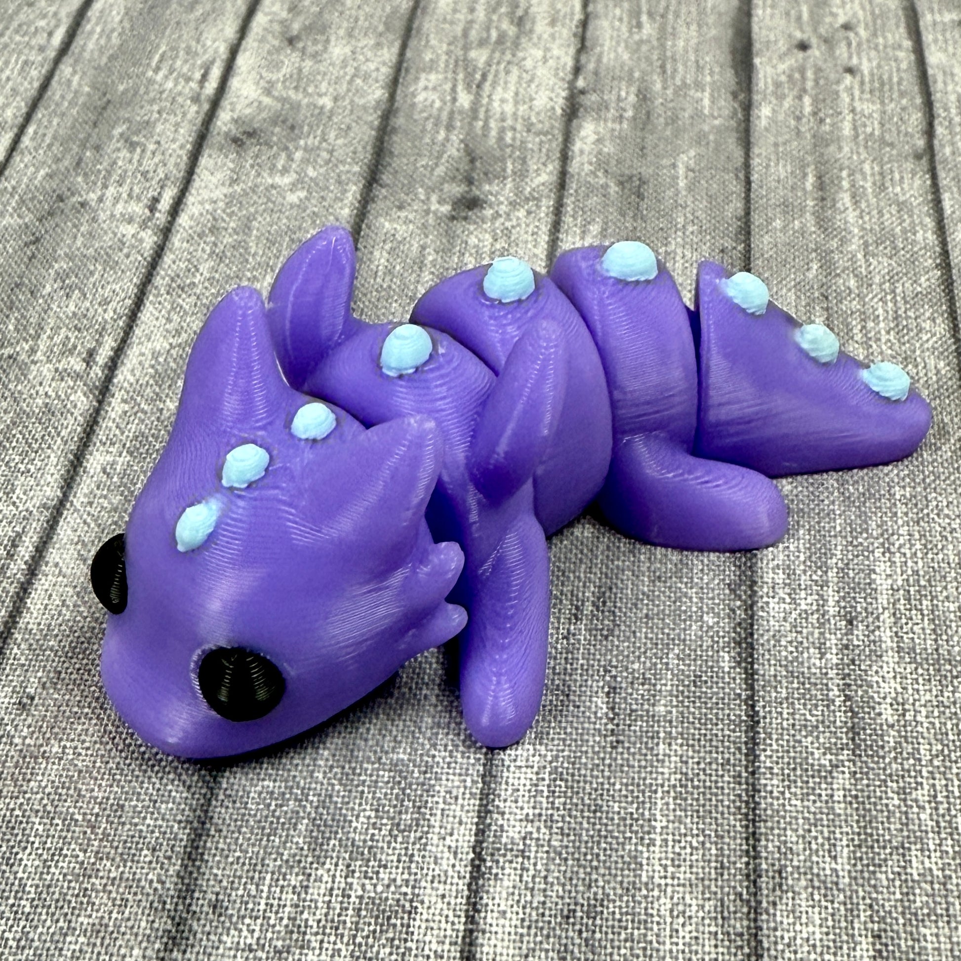 Disco Dragon Purple Top Front