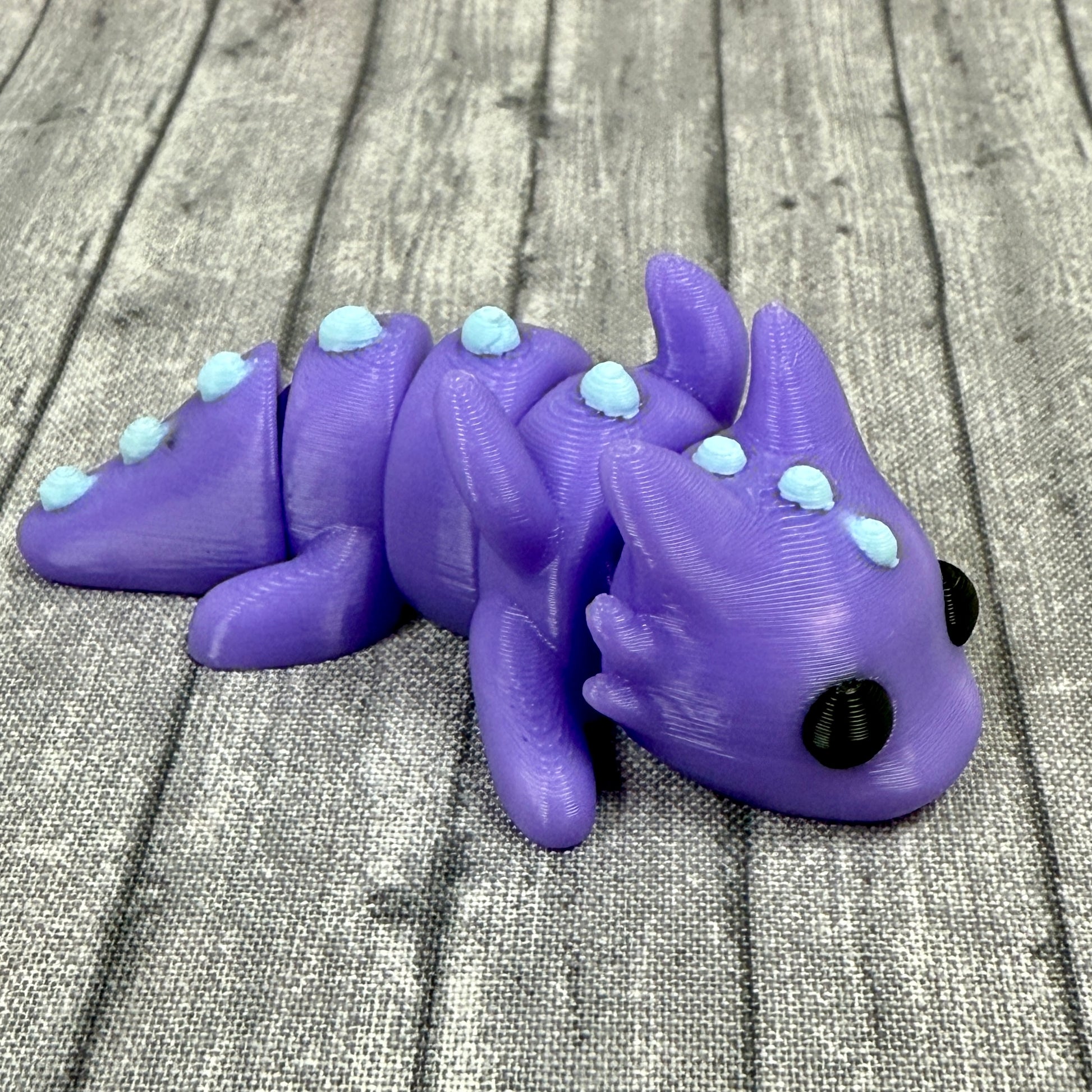 Disco Dragon Purple Top Side Two