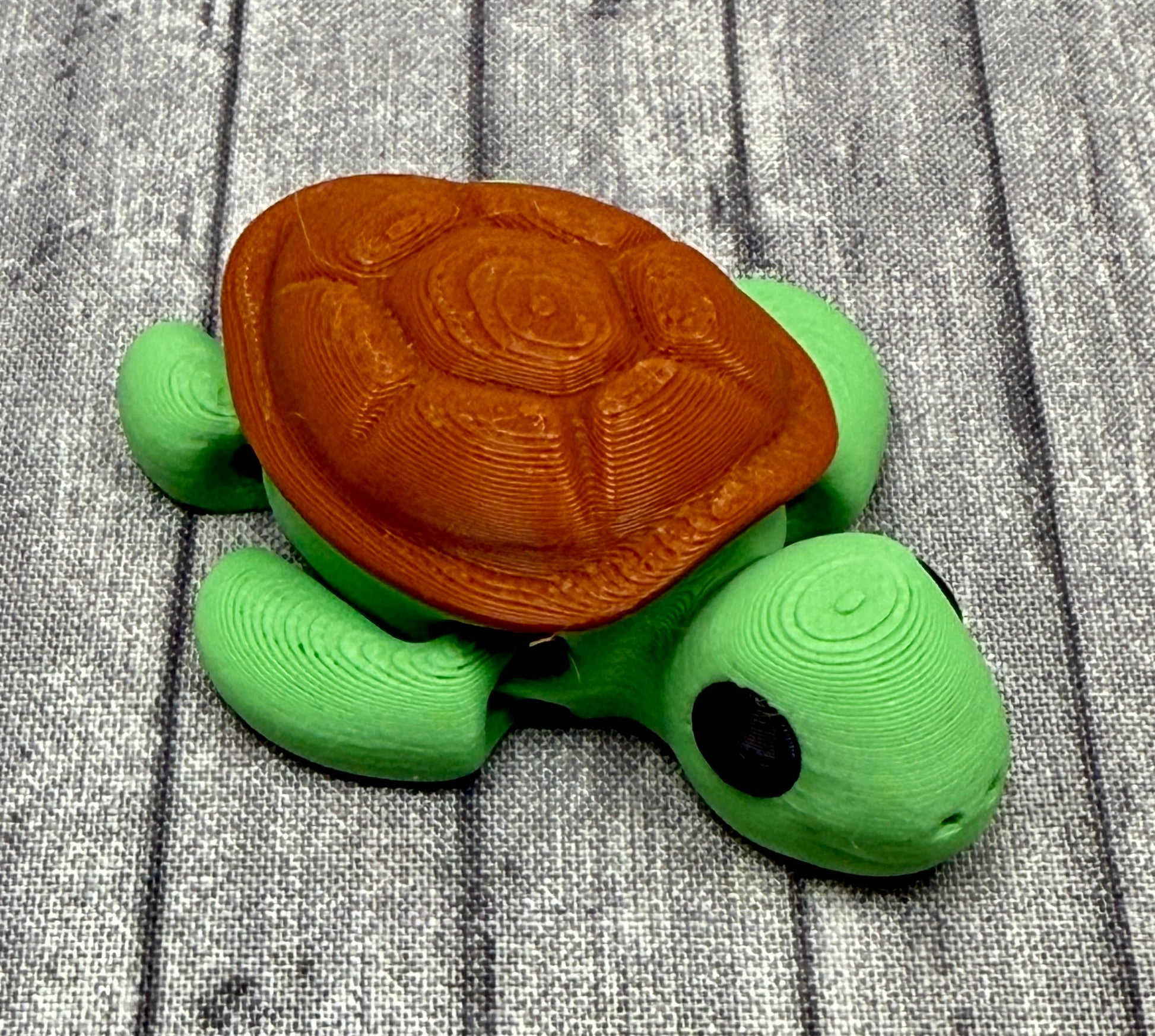 Tim Turtle Green Brown Side Top One