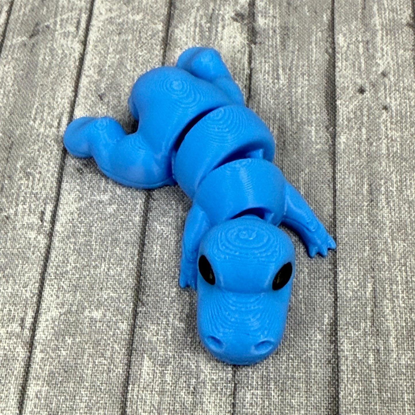 Tyra T-Rex fidget toy Blue